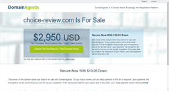 Desktop Screenshot of choice-review.com